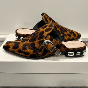 Schutz Aleeza Animal Print Mule